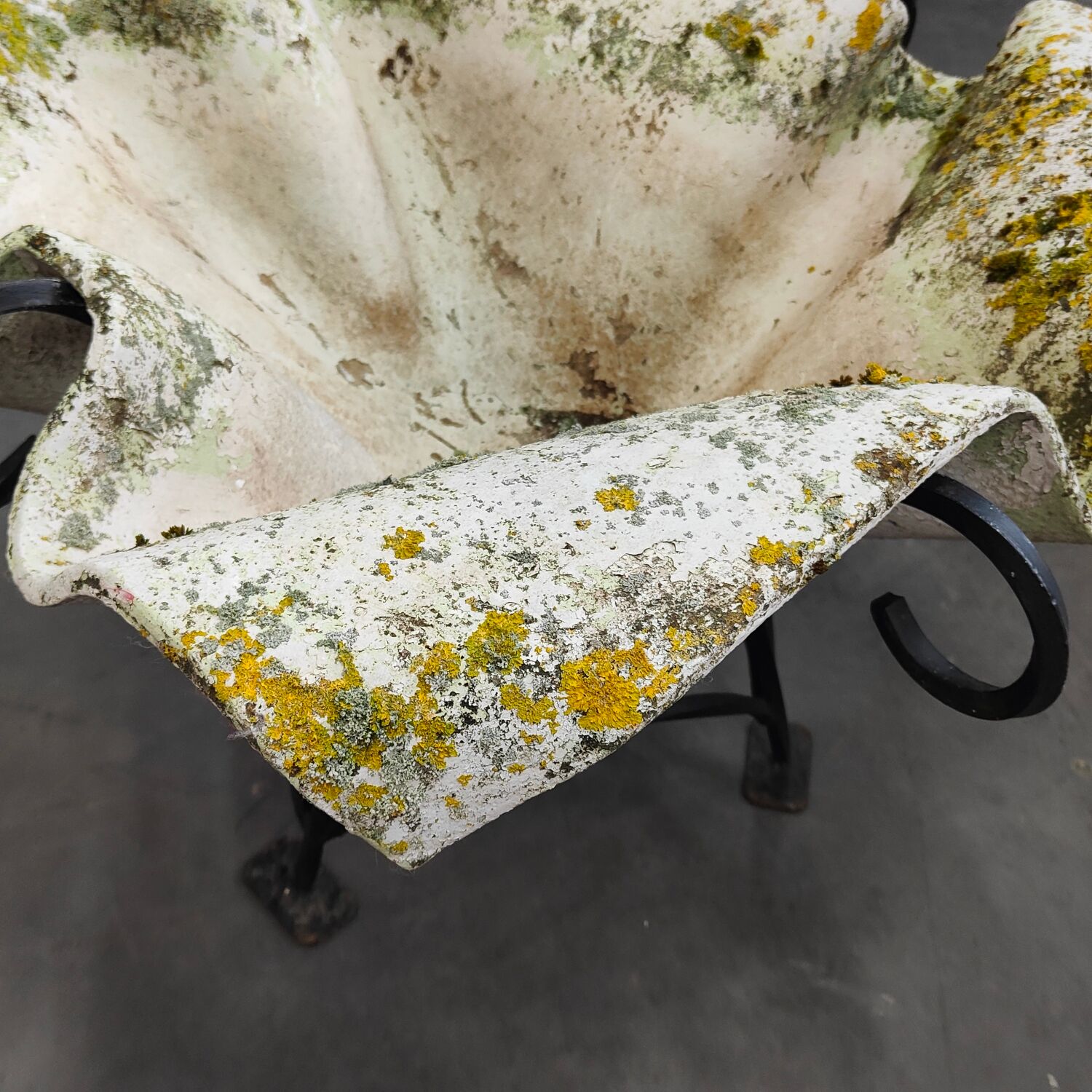 Elephant ear planter or Handkerchief, 1950 period by Willy Guhl