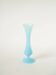 Lace-edged opaline vase, blue, 1960