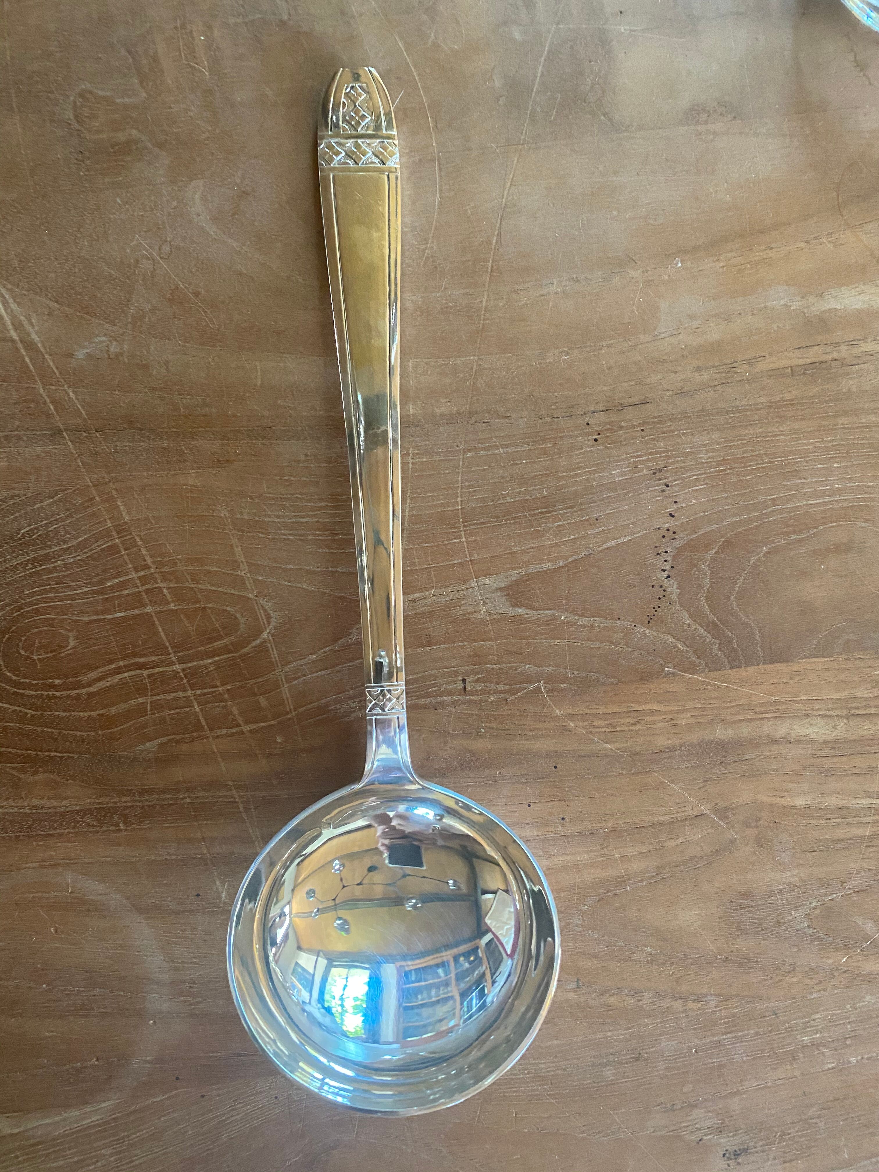 Art Deco cutlery housewife 12 people