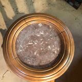 Guéridon sculpté à tête d éléphants