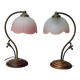 Pair of bedside lamps