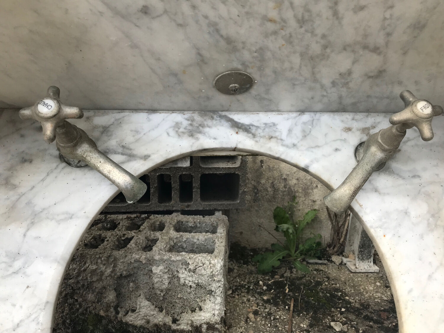 Marble toilet top