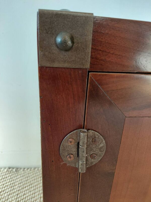 Meuble de rangement vintage Roche Bobois en bois de style asiatique