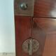 Small vintage Roche Bobois piece of furniture in Asian-style wood.