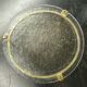 Coffeetable in bronce and crystalglass by Lothar Klute