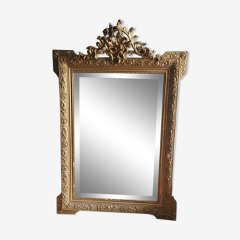 Grand miroir à fronton Edmond