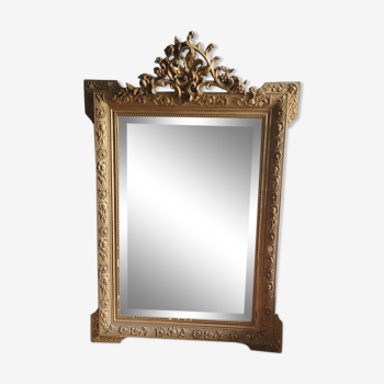 Large Edmond pedimented mirror