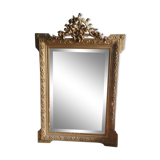 Grand miroir à fronton Edmond