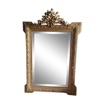 Large Edmond pedimented mirror