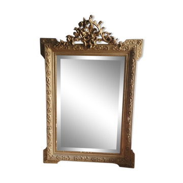 Large Edmond pedimented mirror
