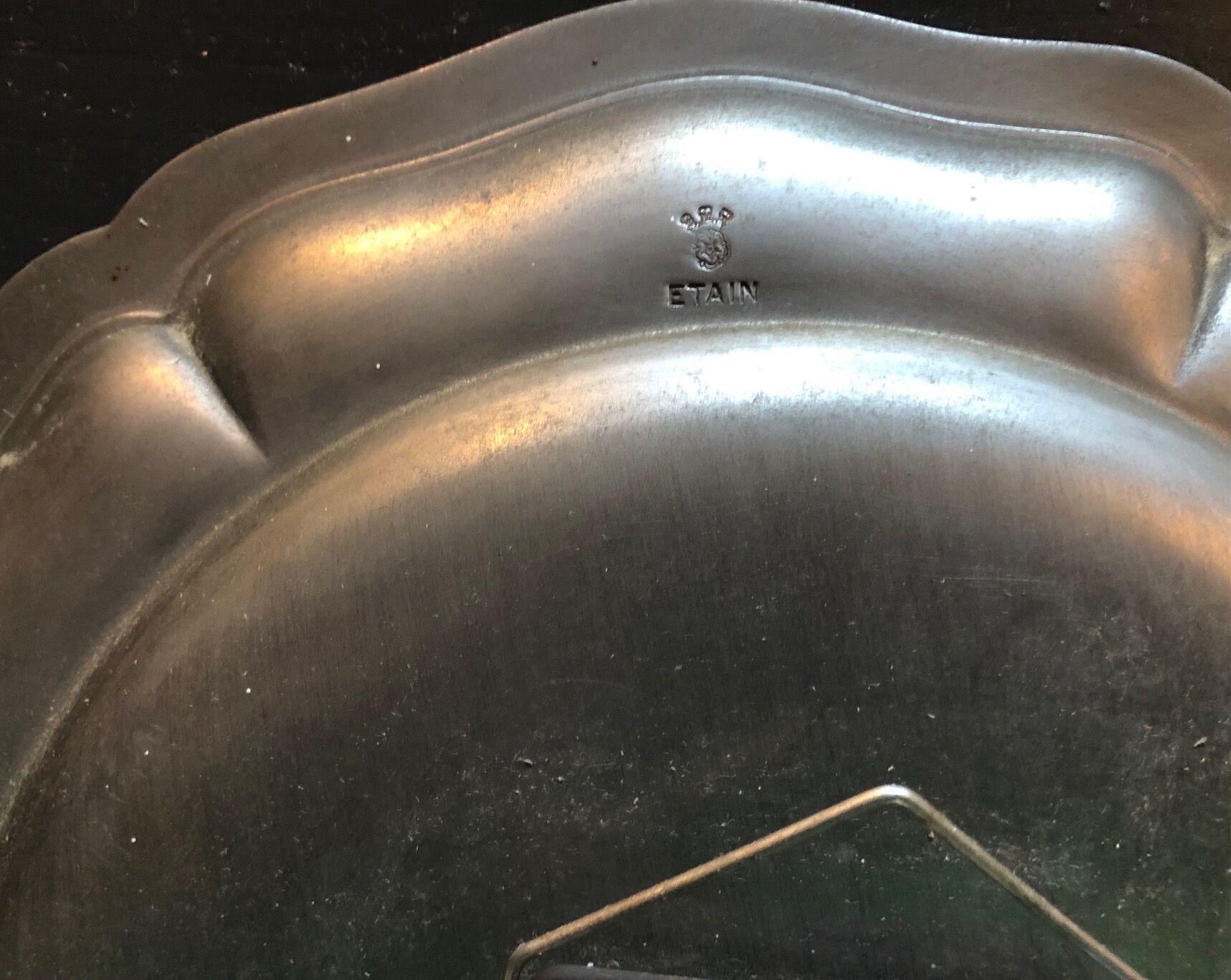 Tin wall clock, from the 70s