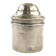 Eclectic pill box, silver-plated brass, Bronowski, Poland, 19th century