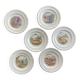 6 dessert plates The months of the year St Amand