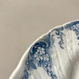 Round dish in Iron Earth K&G Lunéville model "Angèle" late 19th century