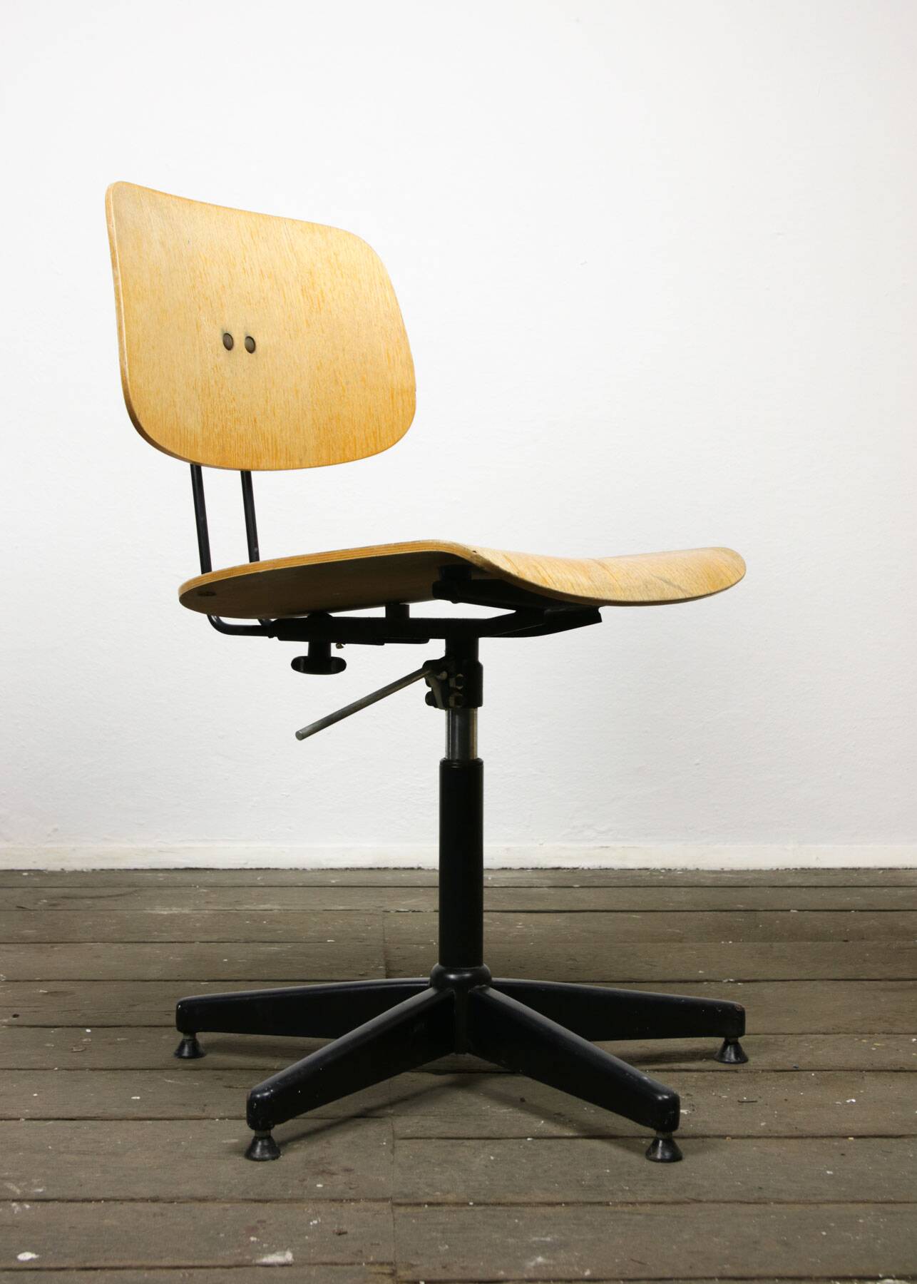 Vintage Plywood Office Chair, 70s