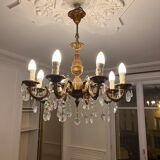 Antique crystal chandelier