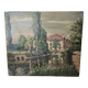 Oil on canvas painting View of the Mill signed Paudonneret? 1941