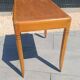 Vintage Scandinavian-style wooden table with drawer, 1950s-60s.