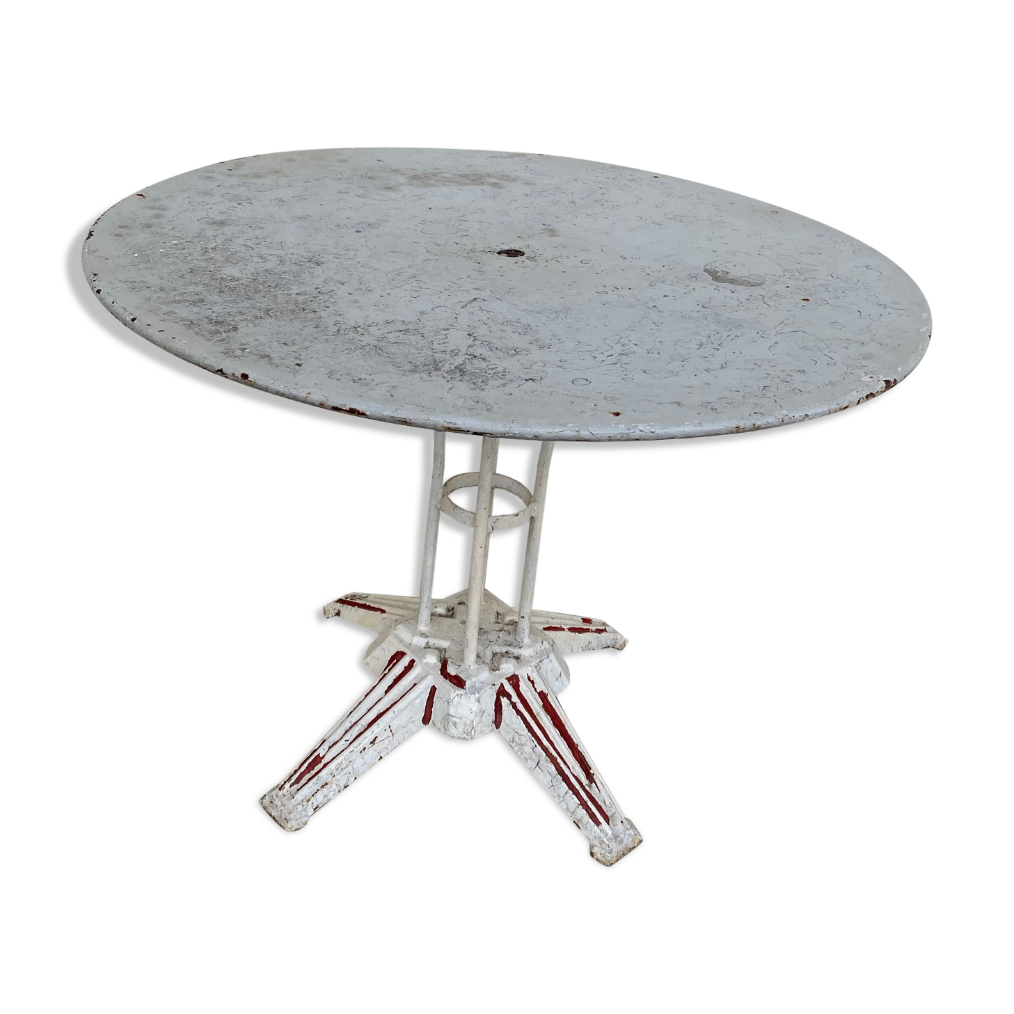 Wrought iron garden table