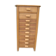 Multi-drawer antique oak craft furniture