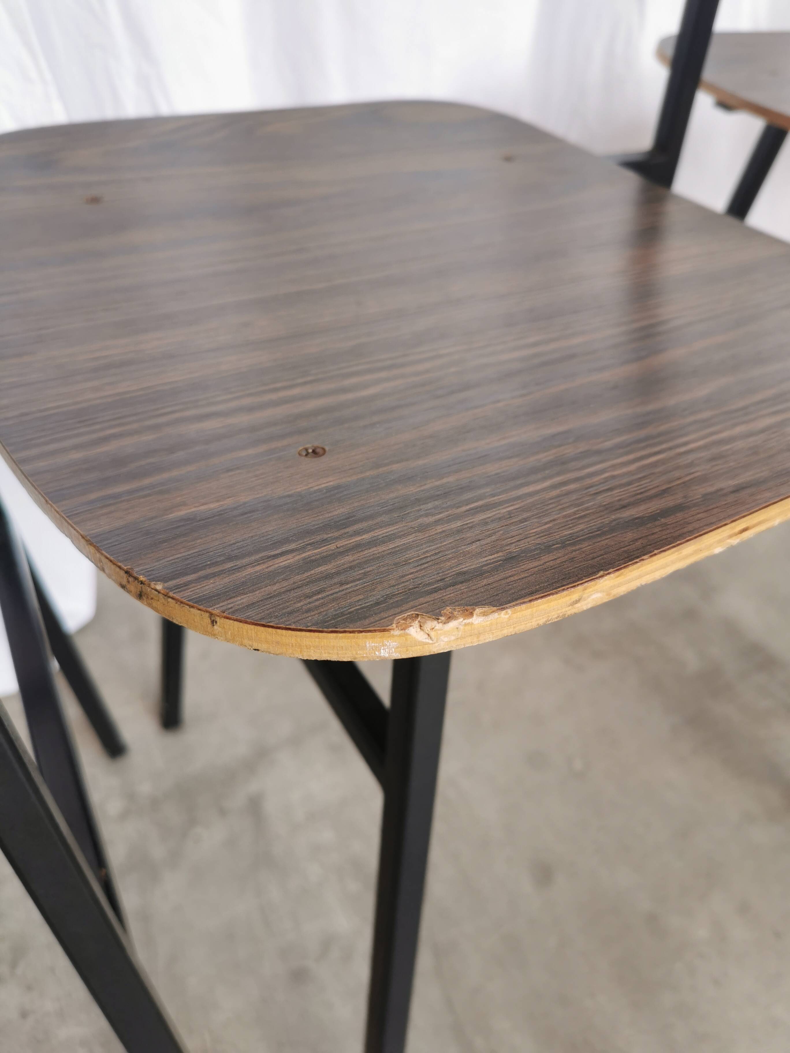 Chaises d'école industrielles vintage - STOL Kamnik - Yougoslavie des années 70 - Lot de 6