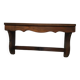 Antique Wall Shelf with Vintage Hooks