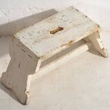 Antique white stool (c.1920) #4