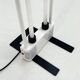 White floor lamp by Gian N. Gigante for Zerbetto, 1980