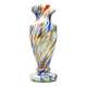 Art Deco vase, spatterglass, Bohemia, Czechoslovakia, 1950s