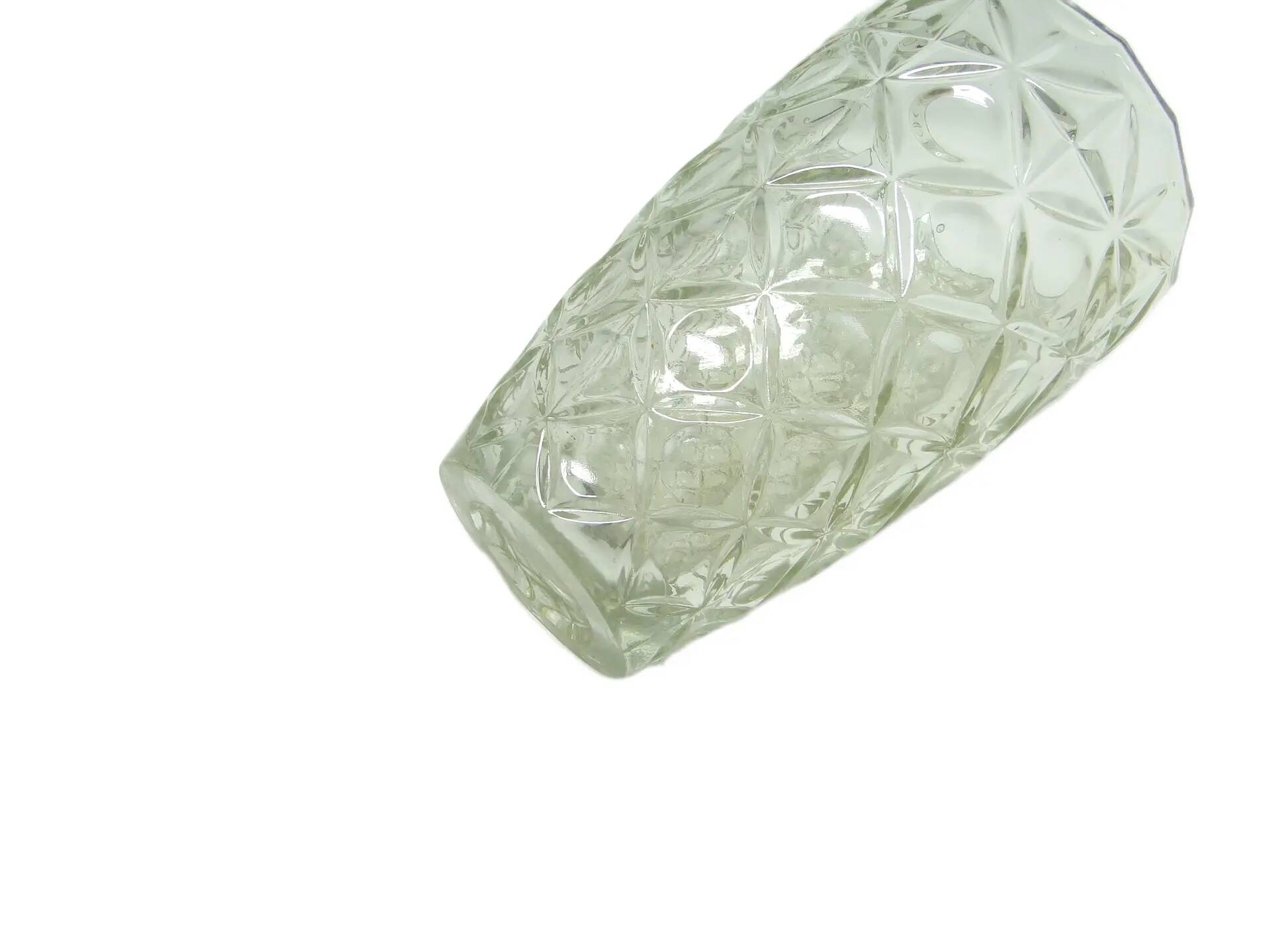 Vase, mid-century modern, glass, Huta Hortensja, Poland, 1950s