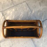 Bamboo and canning magazine holder