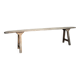 Old farmhouse bench in solid pine