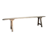 Banc de ferme ancien en pin massif