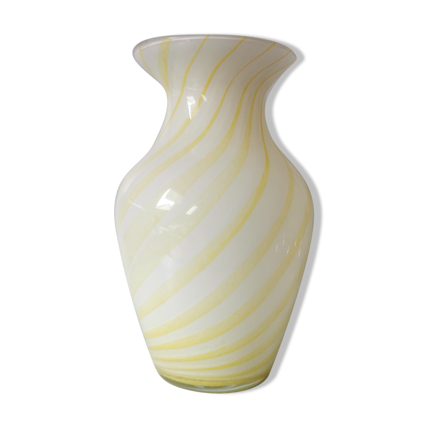 Blown glass vase Italy