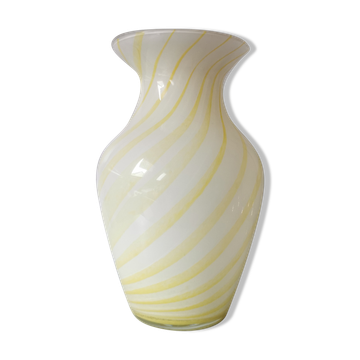 Blown glass vase Italy