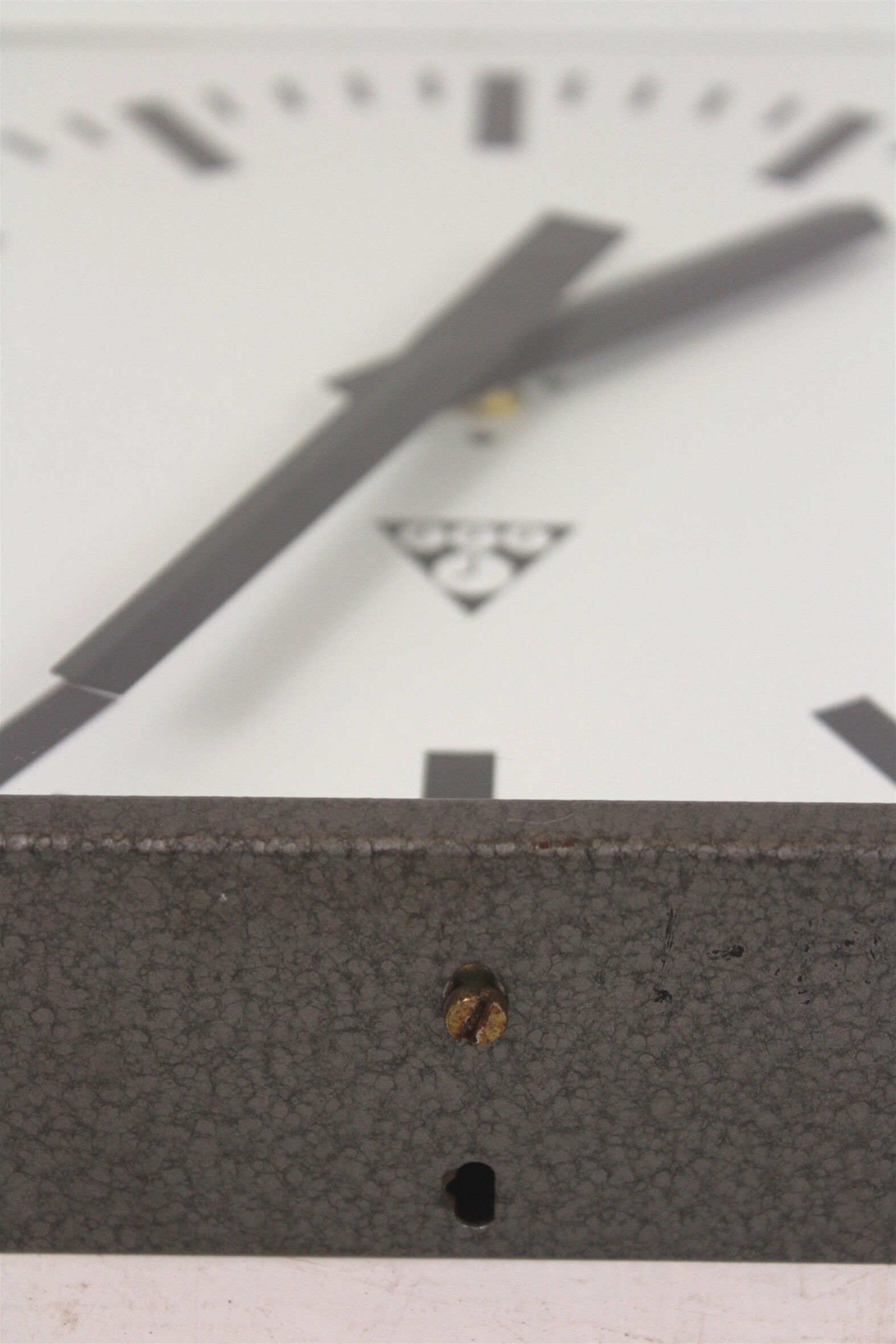 Industrial Square Railway Clock from Pragotron 1970s
