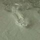 Set of 6 fish-shaped glass knife holder signed yer depose