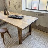 1950s pine farmhouse table 220cm