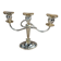 Vintage chandelier in silver-plated metal