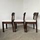 Set of 6 brutalist chairs from the 1940s