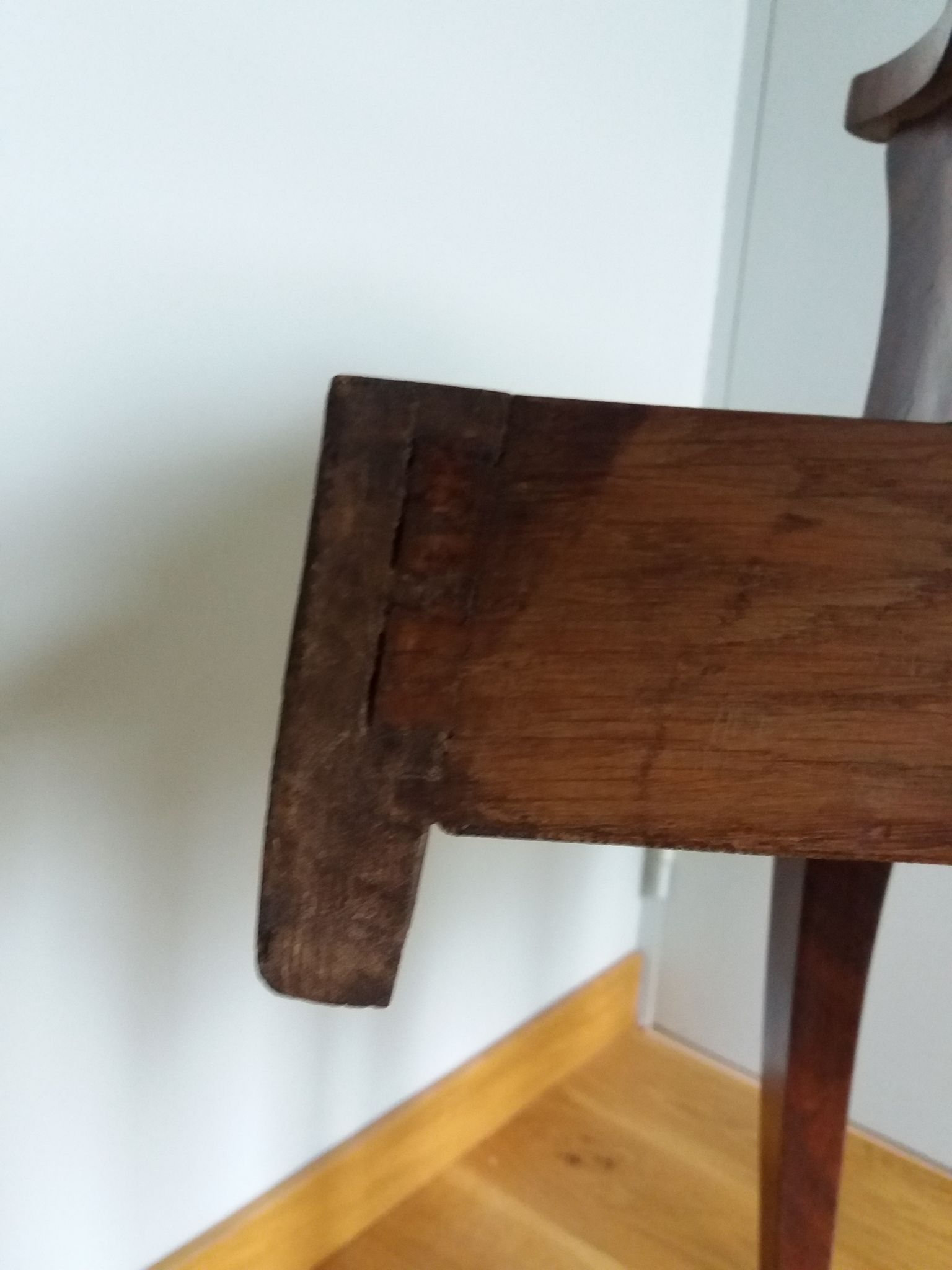 Nightstand with writing desk in Louis XV style.
