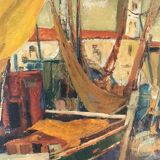 Tableau Marine Guy Jeanjean 1966