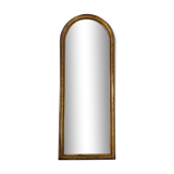Elongated golden mirror