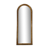 Elongated golden mirror