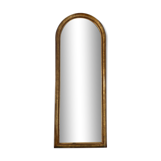 Elongated golden mirror