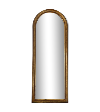 Miroir doré allongé