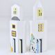 Heide Warlamis salt and pepper shakers skyscrapers postmodern, Vienna collection 1990