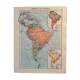 Old map of South America (political) from 1945