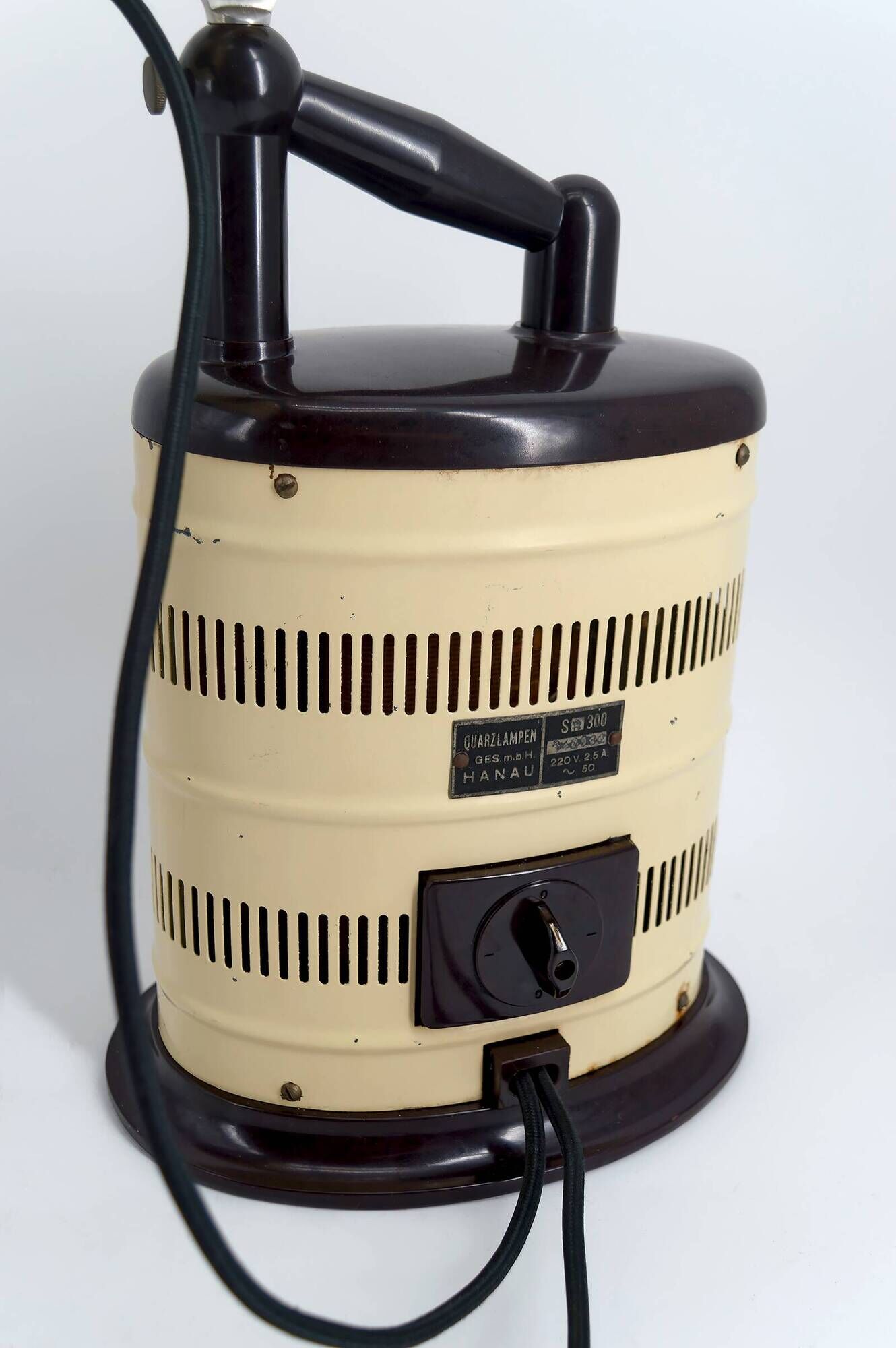 Medical lamp "Höhensonne" S300, Art Deco Bauhaus – Original Hanau