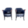 2 designer armchairs by Umberto Asnago for Giorgetti Italy